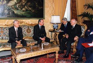 Delegazione di ambasciatori degli Stati Arabi accreditati in Italia