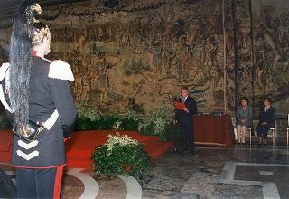 Cerimonia di consegna delle "Stelle al Merito del Lavoro" ai nuovi Maestri del lavoro del Lazio e dell'Umbria e successivo concerto del Quintetto Rossini Ottoni di Pesaro