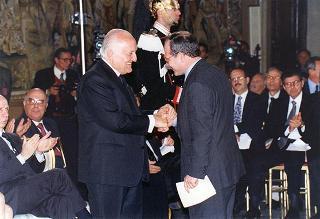 Cerimonia di consegna delle "Stelle al Merito del Lavoro" ai nuovi Maestri del lavoro del Lazio e dell'Umbria e successivo concerto del Quintetto Rossini Ottoni di Pesaro