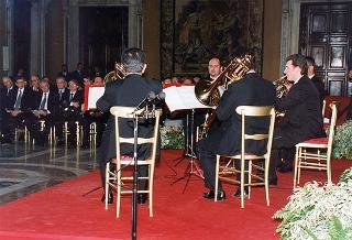 Cerimonia di consegna delle "Stelle al Merito del Lavoro" ai nuovi Maestri del lavoro del Lazio e dell'Umbria e successivo concerto del Quintetto Rossini Ottoni di Pesaro