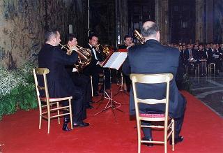 Cerimonia di consegna delle "Stelle al Merito del Lavoro" ai nuovi Maestri del lavoro del Lazio e dell'Umbria e successivo concerto del Quintetto Rossini Ottoni di Pesaro