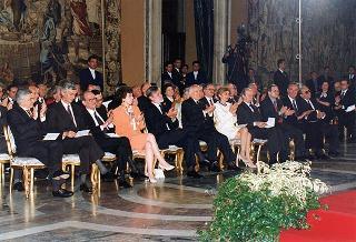 Cerimonia di consegna delle "Stelle al Merito del Lavoro" ai nuovi Maestri del lavoro del Lazio e dell'Umbria e successivo concerto del Quintetto Rossini Ottoni di Pesaro