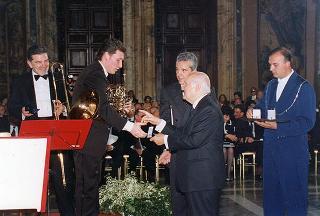 Cerimonia di consegna delle "Stelle al Merito del Lavoro" ai nuovi Maestri del lavoro del Lazio e dell'Umbria e successivo concerto del Quintetto Rossini Ottoni di Pesaro