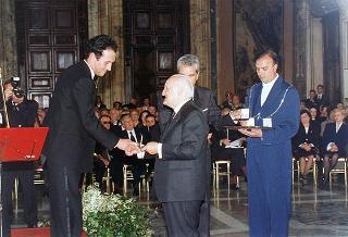 Cerimonia di consegna delle "Stelle al Merito del Lavoro" ai nuovi Maestri del lavoro del Lazio e dell'Umbria e successivo concerto del Quintetto Rossini Ottoni di Pesaro