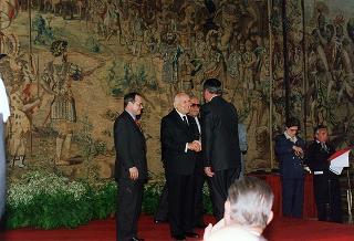 Cerimonia di consegna delle "Stelle al Merito del Lavoro" ai nuovi Maestri del lavoro del Lazio e dell'Umbria e successivo concerto del Quintetto Rossini Ottoni di Pesaro