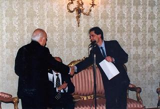Il Presidente della Repubblica Oscar Luigi Scalfaro riceve in udienza una delegazione di Difensori civici regionali