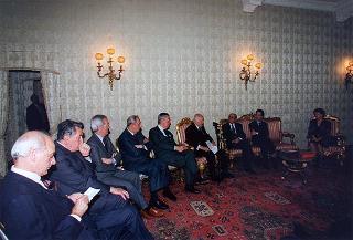 Il Presidente della Repubblica Oscar Luigi Scalfaro riceve in udienza una delegazione di Difensori civici regionali