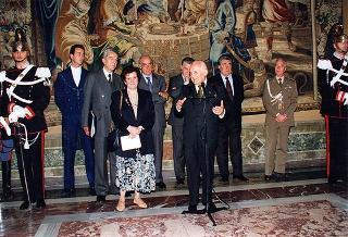 Delegazione di partecipanti alla VII Rassegna nazionale delle scuole medie ad indirizzo musicale
