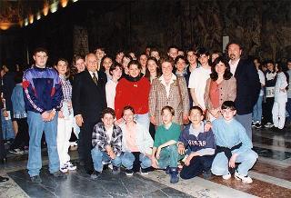 Delegazione di partecipanti alla VII Rassegna nazionale delle scuole medie ad indirizzo musicale