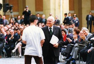 Rappresentazione teatrale dei ragazzi degli Istituti penali per minorenni di Nisida ed Airola (Quirinale - Cortile d'Onore)