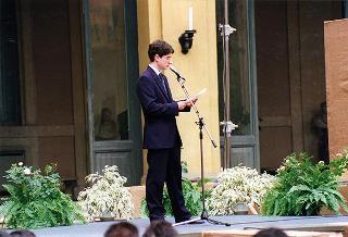 Rappresentazione teatrale dei ragazzi degli Istituti penali per minorenni di Nisida ed Airola (Quirinale - Cortile d'Onore)