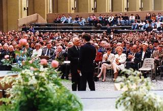Rappresentazione teatrale dei ragazzi degli Istituti penali per minorenni di Nisida ed Airola (Quirinale - Cortile d'Onore)