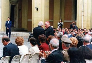 Rappresentazione teatrale dei ragazzi degli Istituti penali per minorenni di Nisida ed Airola (Quirinale - Cortile d'Onore)