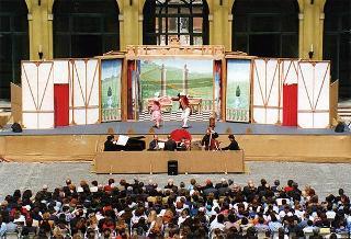 Rappresentazione teatrale dei ragazzi degli Istituti penali per minorenni di Nisida ed Airola (Quirinale - Cortile d'Onore)