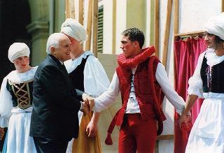 Rappresentazione teatrale dei ragazzi degli Istituti penali per minorenni di Nisida ed Airola (Quirinale - Cortile d'Onore)