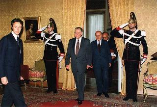 Patricio Aylwin, ex Presidente della Repubblica del Cile, con l'on. avv. Angelo Bernassola