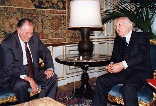 Patricio Aylwin, ex Presidente della Repubblica del Cile, con l'on. avv. Angelo Bernassola