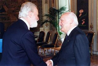 Eugenio Scalfari, direttore de "La Repubbblica"