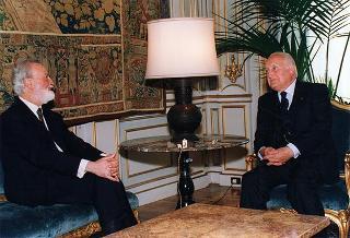 Eugenio Scalfari, direttore de "La Repubbblica"
