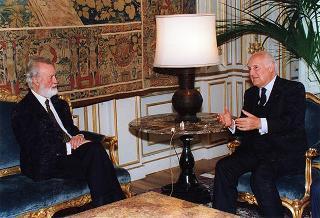 Eugenio Scalfari, direttore de "La Repubbblica"