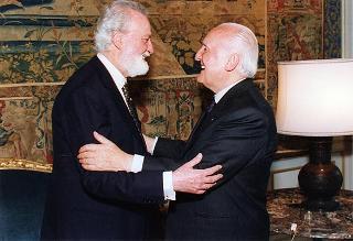 Eugenio Scalfari, direttore de "La Repubbblica"