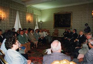 Delegazione del Centro Incontro Anziani di Romentino (Novara)