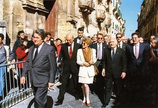Sicilia: intervento del Presidente della Repubblica a Siracusa per un incontro con le autorità locali, e a Noto per una visita alla Cattedrale gravemente danneggiata da un recente crollo e per l'intervento al 15° Congresso ordinario dell'UNCI