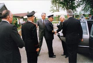 Friuli Venezia Giulia: interventi del Presidente della Repubblica a Codroipo, per la cerimonia promossa dalla Regione nel ventennale del terremoto del 1976; a Udine, per la 69^ Adunata nazionale degli alpini; a Palmanova, per un incontro con l'Amministrazione comunale