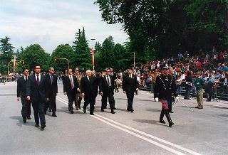 Friuli Venezia Giulia: interventi del Presidente della Repubblica a Codroipo, per la cerimonia promossa dalla Regione nel ventennale del terremoto del 1976; a Udine, per la 69^ Adunata nazionale degli alpini; a Palmanova, per un incontro con l'Amministrazione comunale