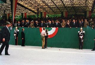 Friuli Venezia Giulia: interventi del Presidente della Repubblica a Codroipo, per la cerimonia promossa dalla Regione nel ventennale del terremoto del 1976; a Udine, per la 69^ Adunata nazionale degli alpini; a Palmanova, per un incontro con l'Amministrazione comunale