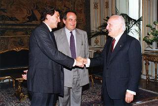 Luigi Abete e Giorgio Fossa, rispettivamente presidente uscente ed entrante della Confindustria