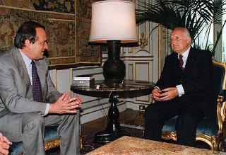 Luigi Abete e Giorgio Fossa, rispettivamente presidente uscente ed entrante della Confindustria