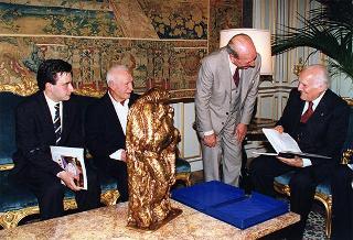 Maestro Tommaso Gismondi, con Guglielmo Gismondi e Sante De Angelis