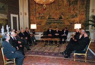 Andrea Bottaro, presidente del Collegio nazionale dei periti agrari, con gli esponenti del sodalizio, in occasione del X Congresso nazionale del Collegio professionale