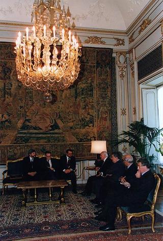 Andrea Bottaro, presidente del Collegio nazionale dei periti agrari, con gli esponenti del sodalizio, in occasione del X Congresso nazionale del Collegio professionale