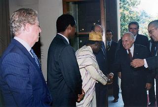 Roma, Istituto italo-africano: intervento del Presidente della Repubblica alla "Giornata dell'Africa", in occasione del 33° anniversario della fondazione dell'Organizzazione dell'Unità