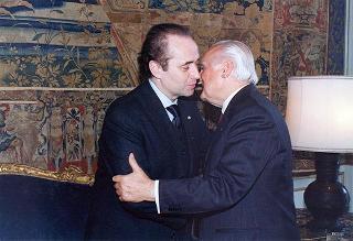 Tenore Josè Carreras, con Enrico Castiglione e Franco Bixio