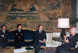 Tenore Josè Carreras, con Enrico Castiglione e Franco Bixio