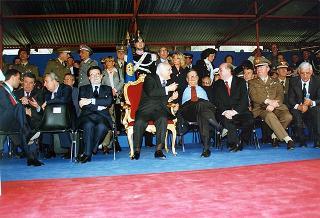 Emilia Romagna: intervento del Presidente della Repubblica a Bologna, per il Raduno nazionale dell'Associazione paracadusti d'Italia e per il concomitante giuramento solenne degli allievi paracadutisti della Brigata Folgore, ed a Fontanelice per l'inaugurazione della Casa di recupero per giovani tossicodipendenti "Villa Traversa"