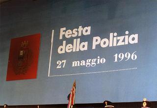 Roma: intervento del Presidente della Repubblica, in forma ufficiale, alla Festa della polizia 1996