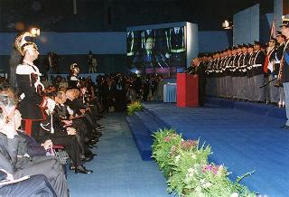 Roma: intervento del Presidente della Repubblica, in forma ufficiale, alla Festa della polizia 1996