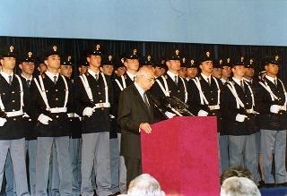 Roma: intervento del Presidente della Repubblica, in forma ufficiale, alla Festa della polizia 1996