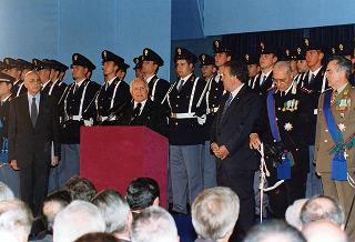 Roma: intervento del Presidente della Repubblica, in forma ufficiale, alla Festa della polizia 1996