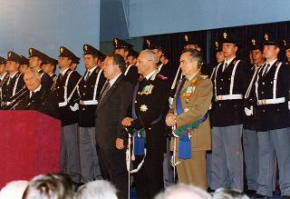 Roma: intervento del Presidente della Repubblica, in forma ufficiale, alla Festa della polizia 1996
