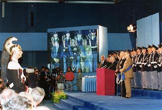 Roma: intervento del Presidente della Repubblica, in forma ufficiale, alla Festa della polizia 1996