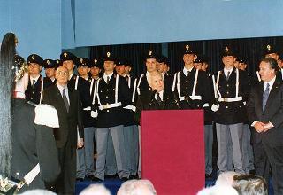Roma: intervento del Presidente della Repubblica, in forma ufficiale, alla Festa della polizia 1996