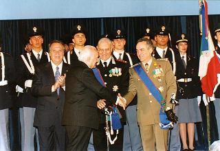 Roma: intervento del Presidente della Repubblica, in forma ufficiale, alla Festa della polizia 1996