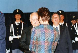 Roma: intervento del Presidente della Repubblica, in forma ufficiale, alla Festa della polizia 1996