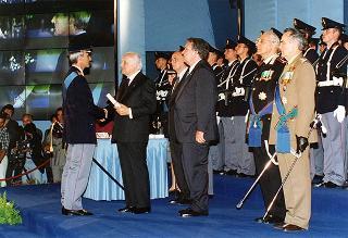 Roma: intervento del Presidente della Repubblica, in forma ufficiale, alla Festa della polizia 1996