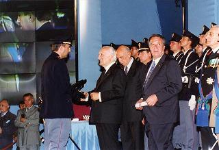 Roma: intervento del Presidente della Repubblica, in forma ufficiale, alla Festa della polizia 1996